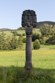 English: Wayside shrine near Sieblos, Poppenhausen, Hesse, Germany