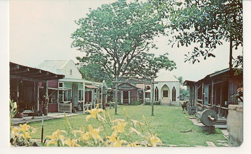 File:Postcard Heritage Village Loreauville Louisiana Circa 1974.jpg
