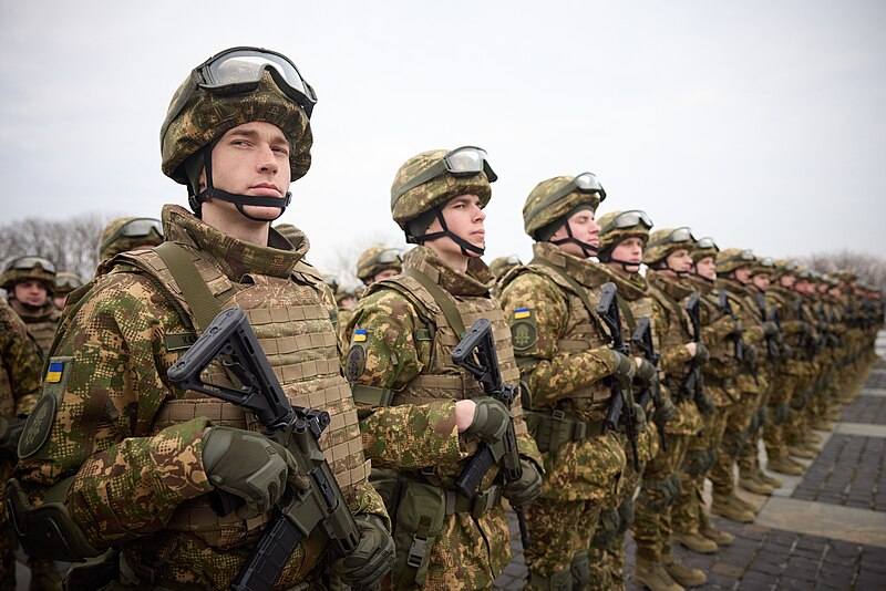 File:President Volodymyr Zelenskyy took part in the festivities marking the 9th anniversary of the National Guard of Ukraine. (52772609476).jpg