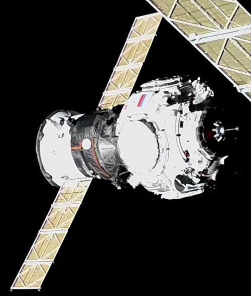 Prichal module docking to Nauka module.