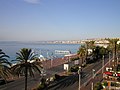 Nice'de Promenade des Anglais sahil yolu