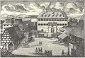 The castle in Altdorf, engraving by Johann Georg Puschner.