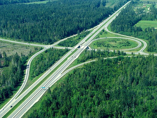 Highway 4 and 19 Interchange at Qualicum Beach