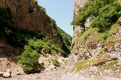 Кубинский р. Водопад Афурджа. Азербайджан каньон тенги. Кубинский район. Кувинское ущелье.