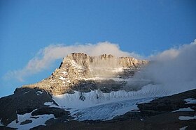 Pointe de la Réchasse Col de la Vanoisen turvapaikalta nähtynä.