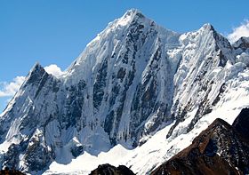 Vista della parete sud di Rasac.