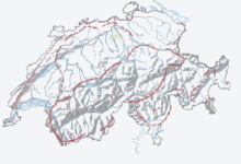 Plan of the Defence lines of the Swiss National Redoubt ReduitSchweiz.gif