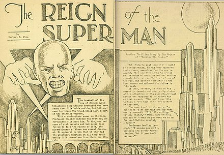 "The Reign of the Superman", a short story by Jerry Siegel (January 1933)