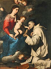 Ribera - Madonna avec l'Enfant Jésus et Saint Bruno - Germäldegalerie Berlin.jpg