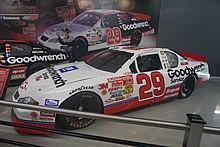 Kevin Harvick's No. 29 GM Goodwrench Chevrolet Monte Carlo Richard Childress Racing Museum October 2022 38 (Kevin Harvick's No. 29 GM Goodwrench Chevrolet Monte Carlo).jpg