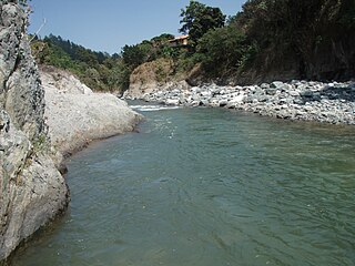Yaque del Norte River river in the Dominican Republic