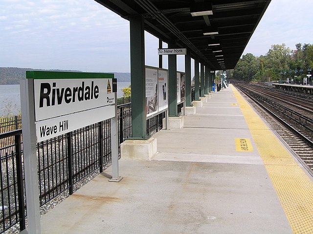 The Riverdale Metro-North station