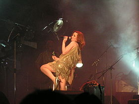 Zanger Roshin Murphy op het Orange Music Experience Festival in 2005