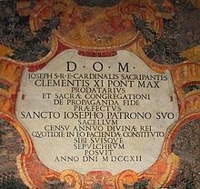 19 mars 1642: Giuseppe Sacripante 220px-Roma_S_Ignatii%2C_dedicatio_Iosephi_Cardinalis_Sacripantis