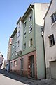 Hausfassade in der Rosengasse im oberschwäbischen Memmingen.