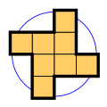 Rotation symmetrical octomino (C4)