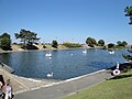 The Waterside Pool, on the Esplanade, Ryde, Isle of Wight in June 2010. Later in December 2010, the Isle of Wight Council made the decision to close the Waterside Pool by March 2011 in order to save around £250,000 a year it costs to operate as funding to the council had been significantly reduced by central government. Although there have been attempts to keep the pool open, nothing has been formally agreed yet.