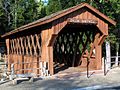The reconstructed Salem-Shotwell Covered Bridge is located in Opelika Municipal Park.