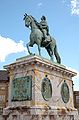 Surĉevala statuo de Frederiko la 5-a en Amalienborg, Kopenhago