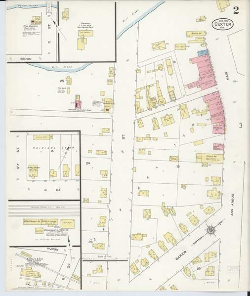 File:Sanborn Fire Insurance Map from Dexter, Washtenaw County, Michigan. LOC sanborn03986 004-2.tif