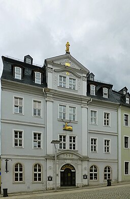 Schneeberg, Markt 11 (Goldener Hirsch)