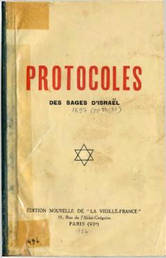 Serge Nilus — Protocoles des Sages d Israel — Urbain Gohier, Vieille France, Paris, 1924.