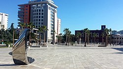 Frå sentrum av Durrës