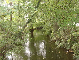 Siegburger Mühlengraben perto de Siegwerk em Siegburg