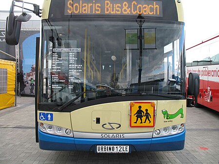 CNG Powered Bus Solaris Urbino 12 LE CNG in Kielce, Poland.jpg