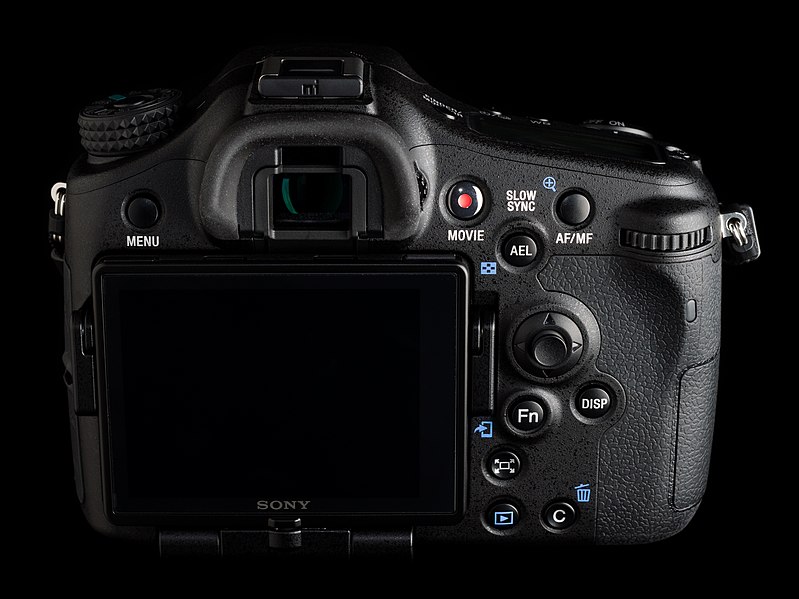 File:Sony A77 II - rear.jpg