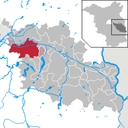 Läget för kommunen Spreenhagen i Landkreis Oder-Spree