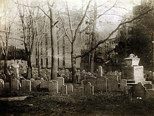 St. John's Burying Ground c. 1895 St. John's Cemetery 1995.jpg