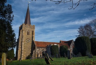 St Marys Church, Wingham Church in Kent, England