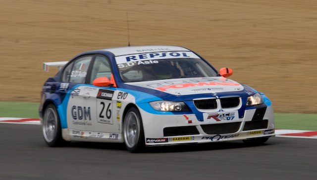 Proteam Motorsport in the 2008 WTCC at Brands Hatch driven by Stefano D'Aste