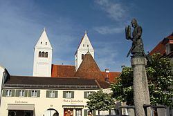 Skyline of Steingaden