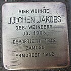 Stolperstein Ahaus Coesfelder Straße 53 Julchen Jakobs.jpg