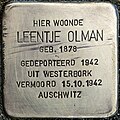 Stolperstein für Leentje Olman (Rotterdam-Zuid).jpg