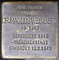 Stolperstein für Dr. Magnus Weinberg (Wirsbergstraße 16, Würzburg)