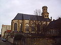 Église vue de côté, depuis la rue Rochambeau