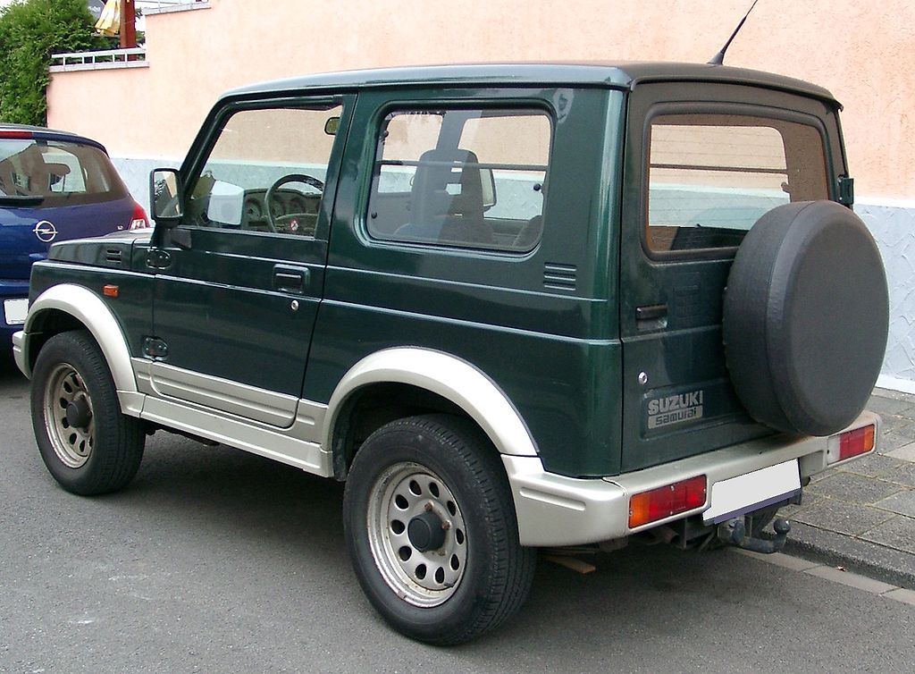 File:Suzuki Samurai rear 20071025.jpg - Wikimedia Commons