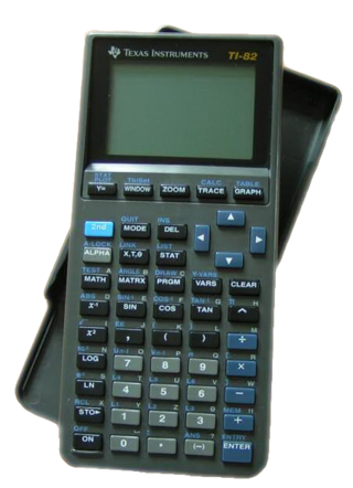 <span class="mw-page-title-main">TI-82</span> Graphics calculator produced by Texas Instruments