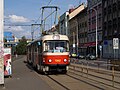 * Typ vozu/type: Tatra T3SUCS * Evidenční číslo/registration number: 7262 * Linka/line: 9 * Zastávka(y)/stop(s): Kavalírka * Trať/track: Anděl – Kotlářka (–Sídliště Řepy)