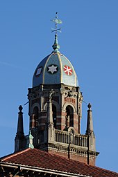 The cupola of the First Presbyterian Church in the Stadium District