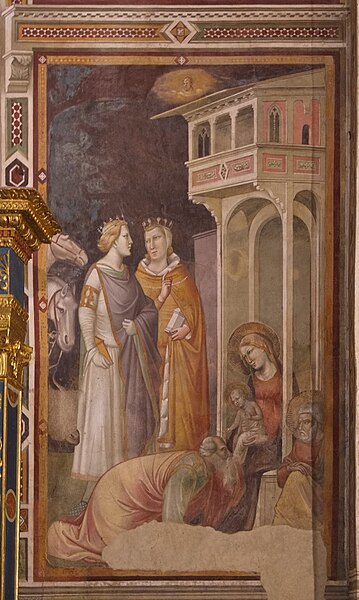 File:Taddeo Gaddi, Adoration of the Magi, c1330, Baroncelli chapel, Santa Croce, Florence.jpg