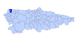 Kaart van Tapia de Casariego