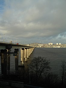 Straßenbrücke über den Firth of Tay bei Dundee