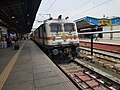 WAP-7 leading a Tejas Express train