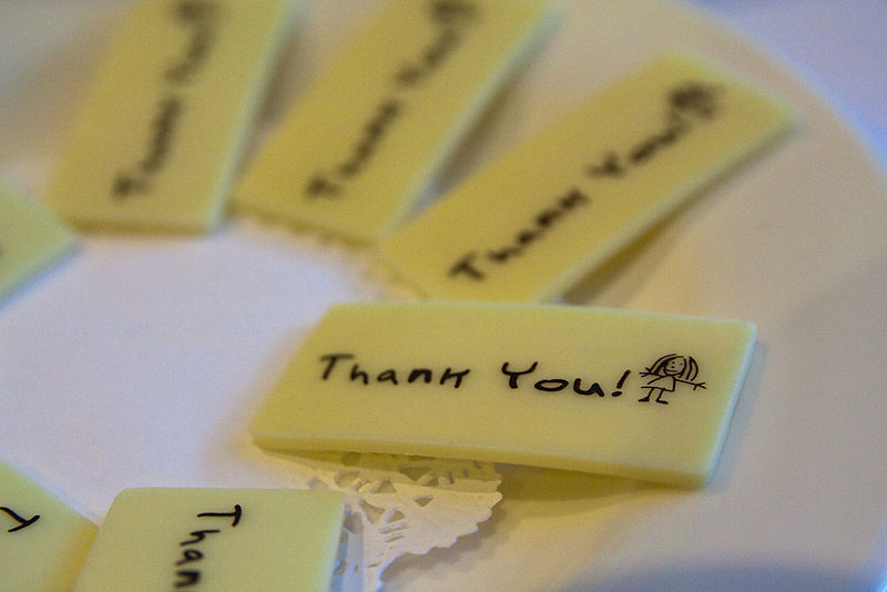 File:Thank you! White chocolate feast for kids (4582437563).jpg