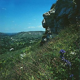 Sienkiewicz made every effort to be as accurate as possible when describing the varied geographies he presented in his works. Sienkiewicz's characterization of Horpyna's cave illustrates his detailed knowledge of the vicinity of what is today Valea Adinca in Transnistria. The surroundings the village of Valea Adanca (1980). (25202693250).jpg