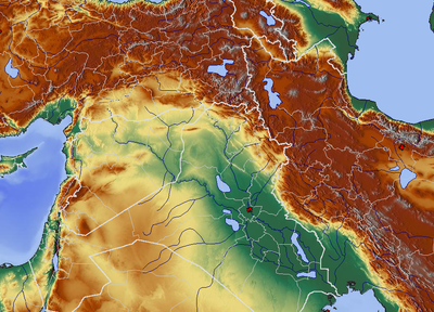 Location map Tigris-Euphrates